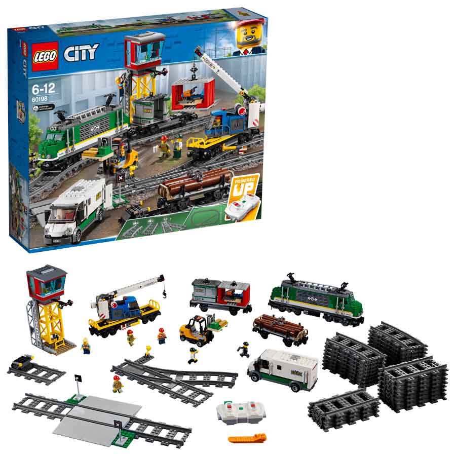 vaso delincuencia Corchete Lego City Trains Tren de mercancías - NX3 Estudio de Arquitectura