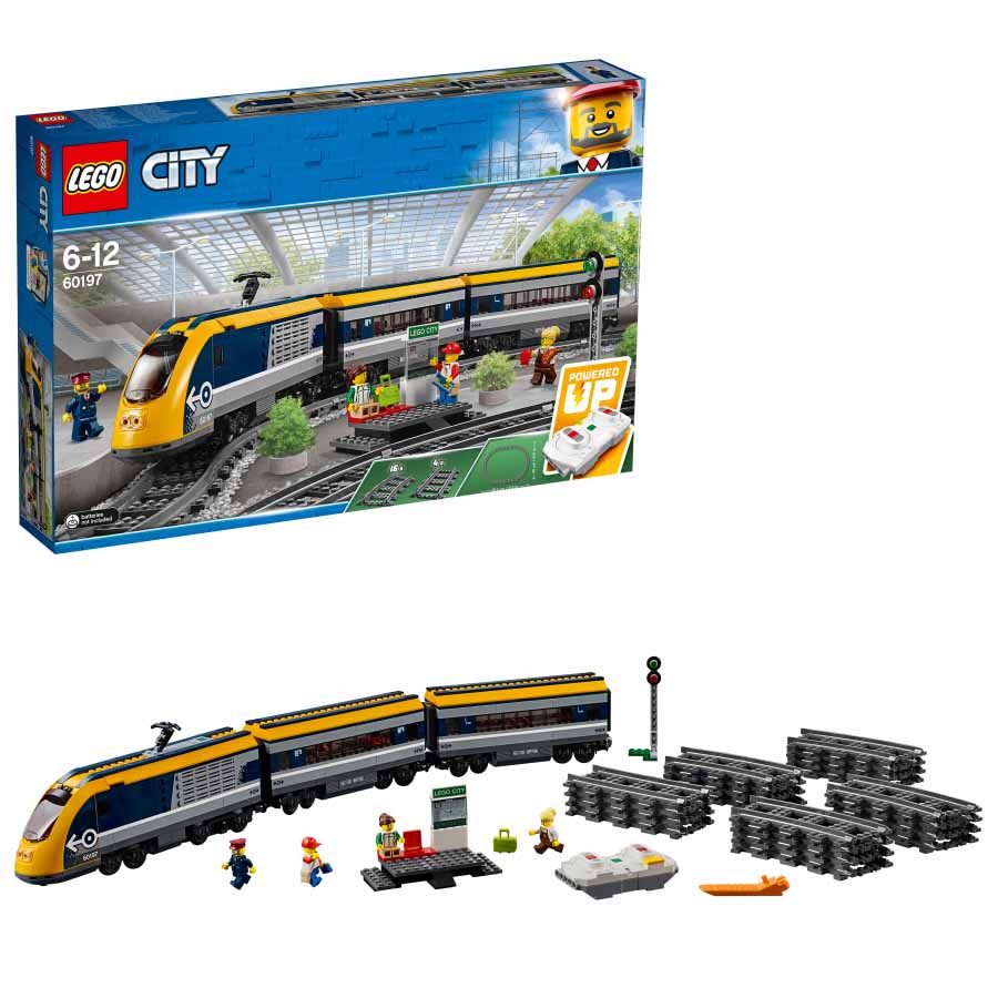 capacidad Palmadita Hecho de Lego City Trains Tren de pasajeros - NX3 Estudio de Arquitectura