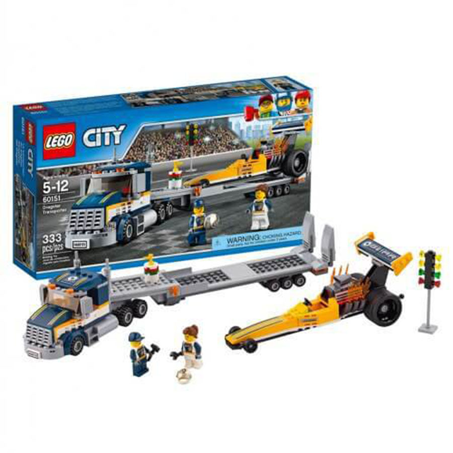 Lego City Transporte del dragster - NX3 de