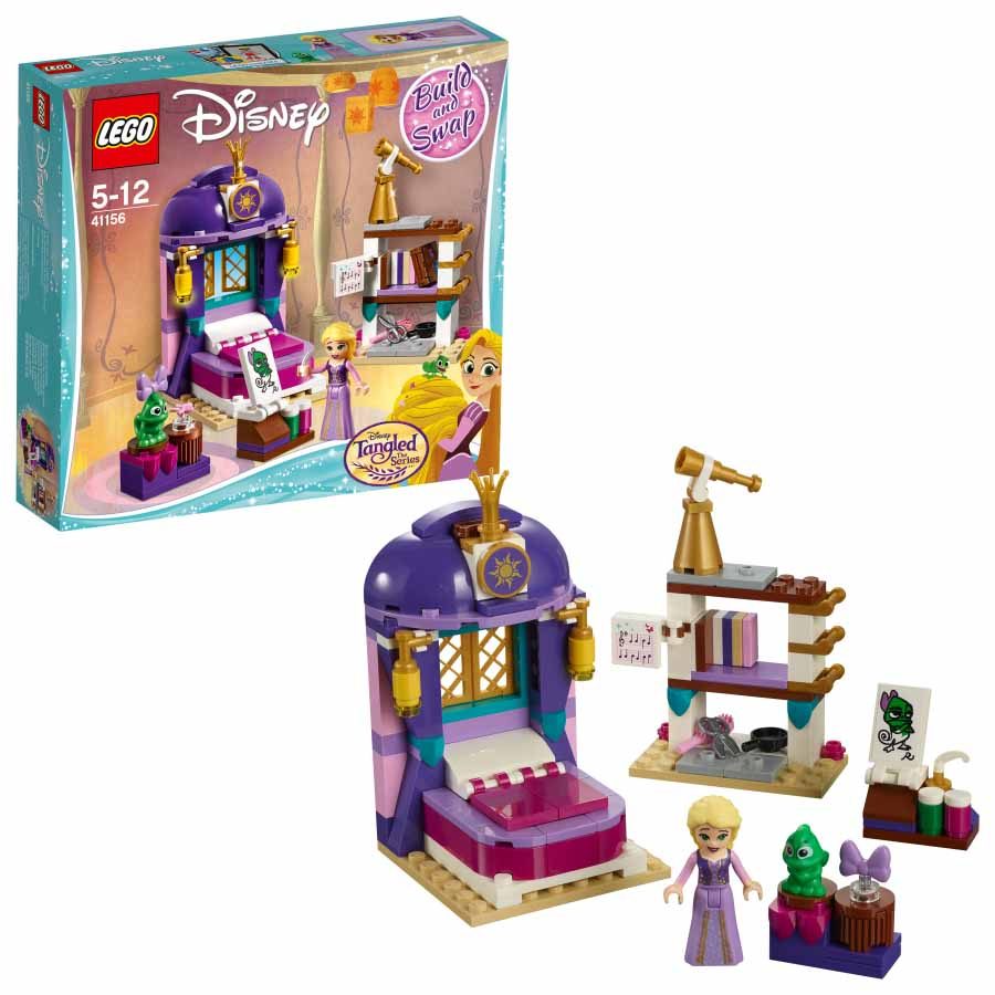Lego Disney Dormitorio de Rapunzel en el castillo 41156