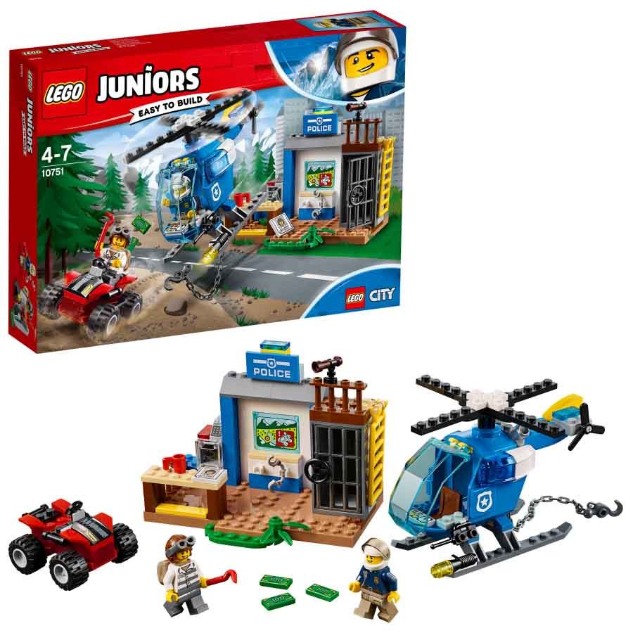 Lego Juniors Persecución policial en la montaña City 10751