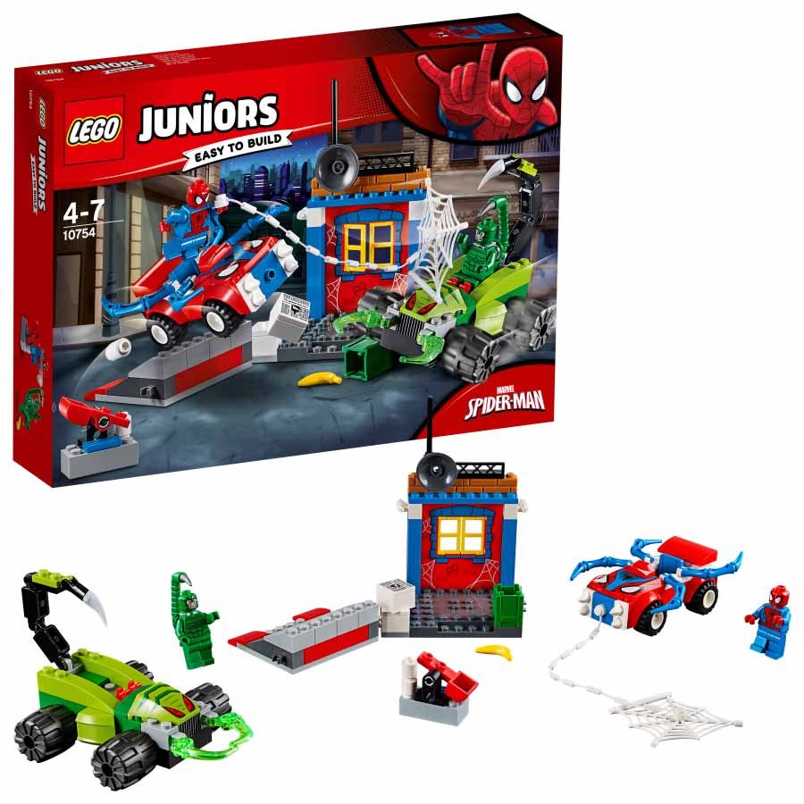 Lego Juniors Spider Man vs. Escorpión batalla callejera Spider Man 10754