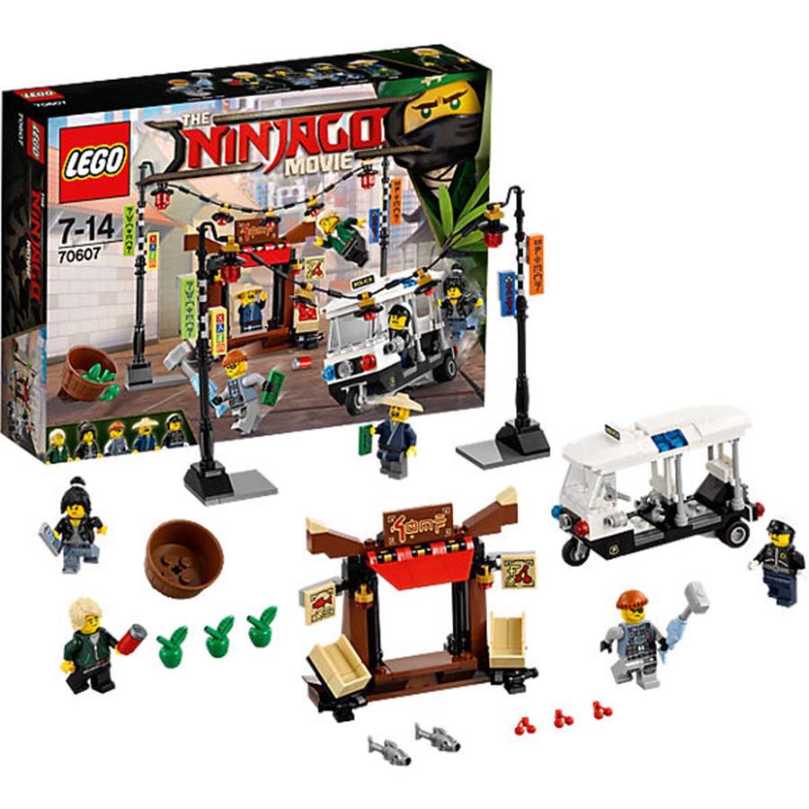 Lego NINJAGO Persecución en ciudad de NINJAGO 70607