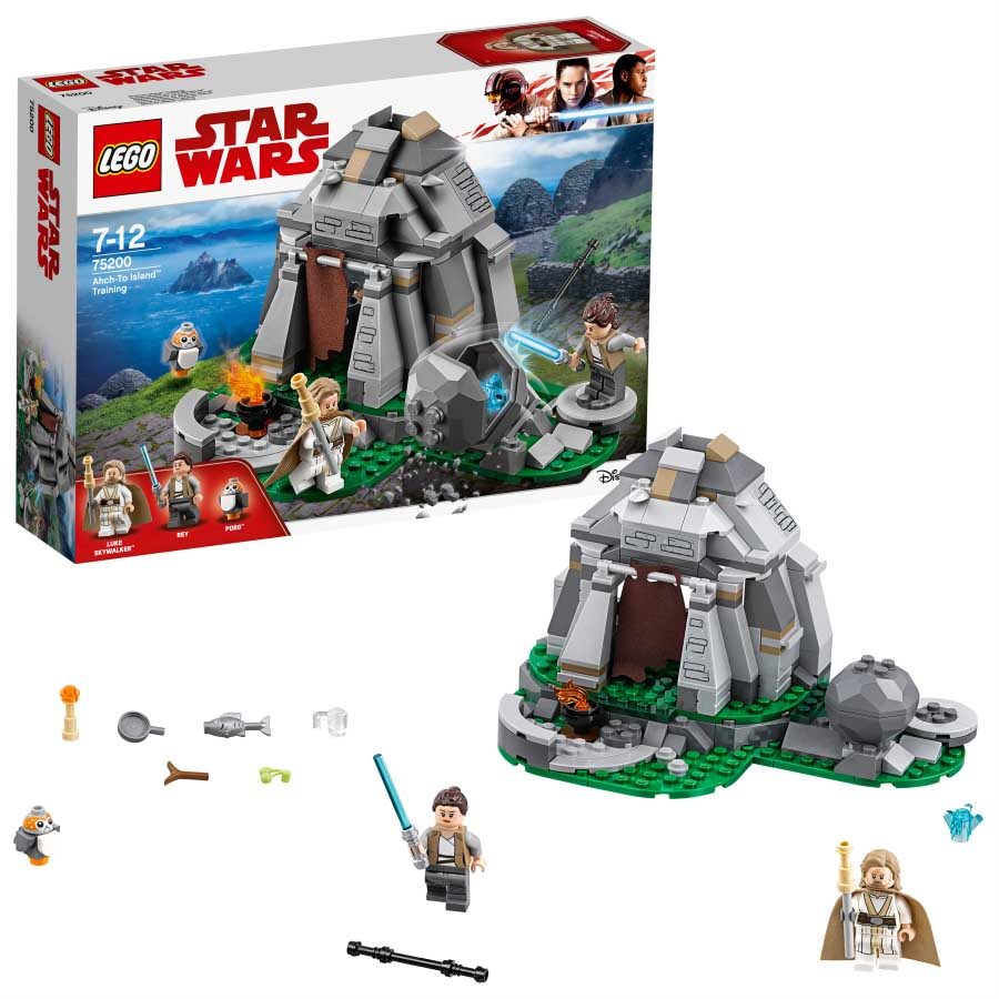 Lego Star Wars Entrenamiento en AhchTo Island 75200