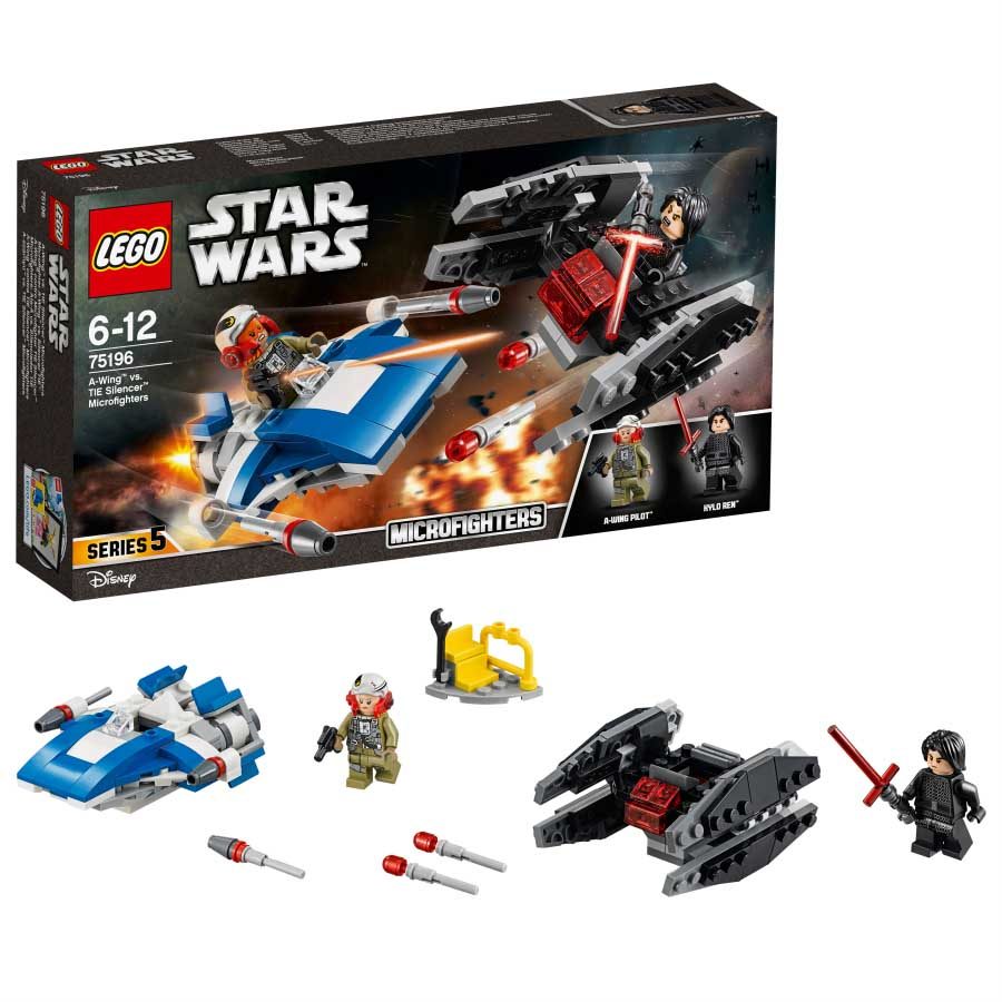 Lego Star Wars Microfighters AlaA vs. Silenciador TIE 75196