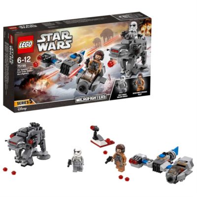 Lego Star Wars Microfighters Speeder Esquiador vs Caminante de la Primera Orden 75195