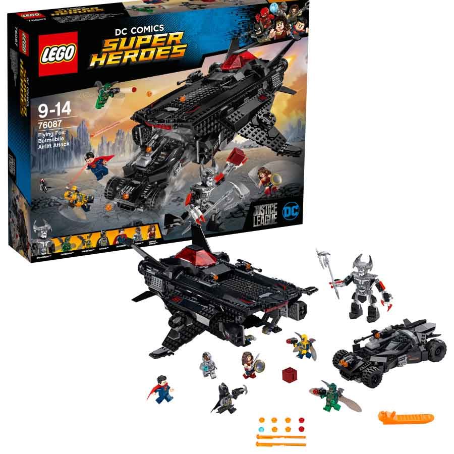 Lego DC Flying Fox ataque aéreo del Batmobile 76087