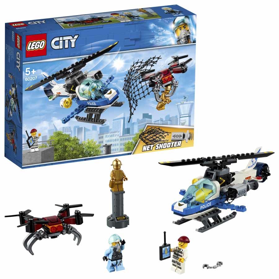 Lego City Policía Aérea A la Caza del Dron 60207