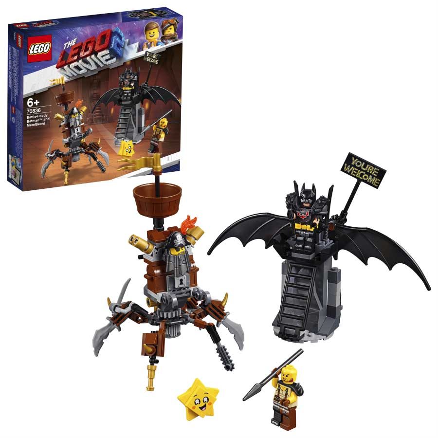 Lego Movie Maker Batman y Barbagris Preparados para Luchar 70836