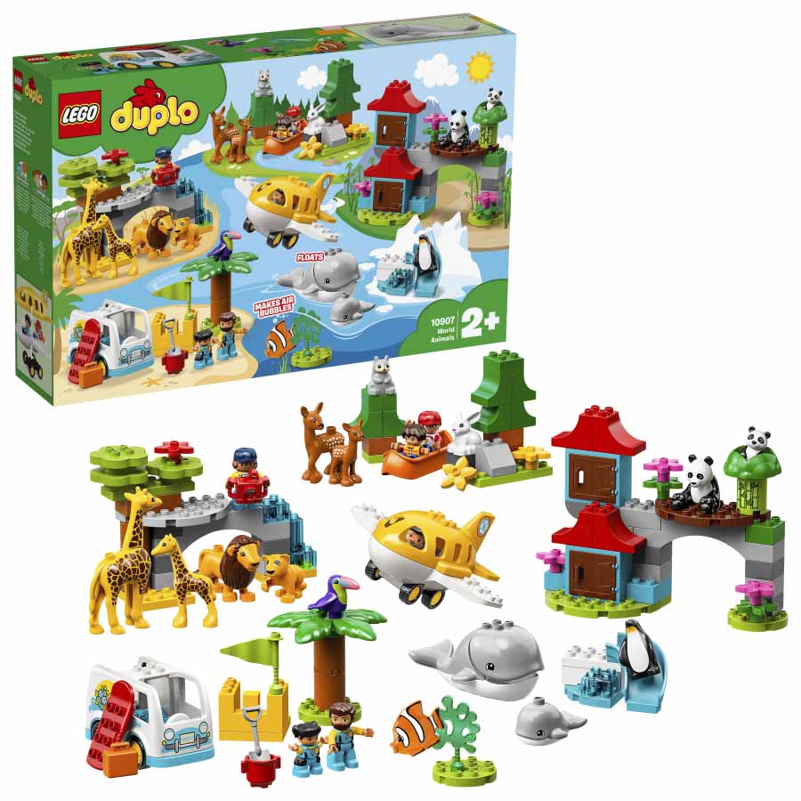 animales con lego