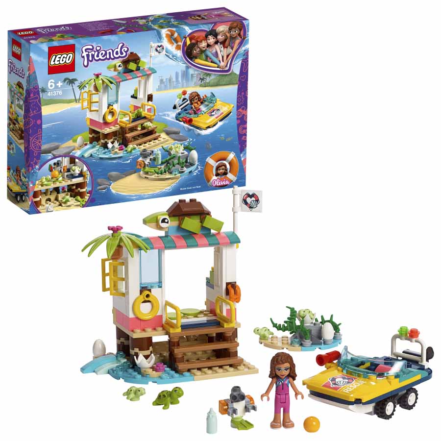 Lego Friends Misión de Rescate Tortugas 41376