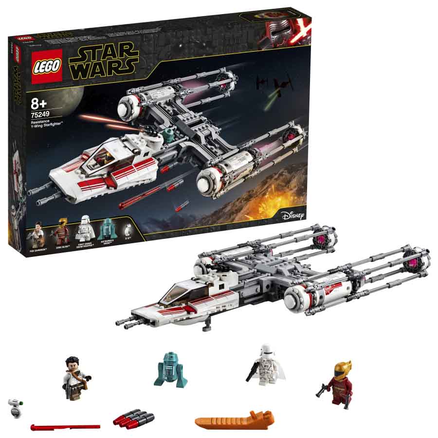 Lego Star Wars Caza Estelar AlaY de la Resistencia 75249