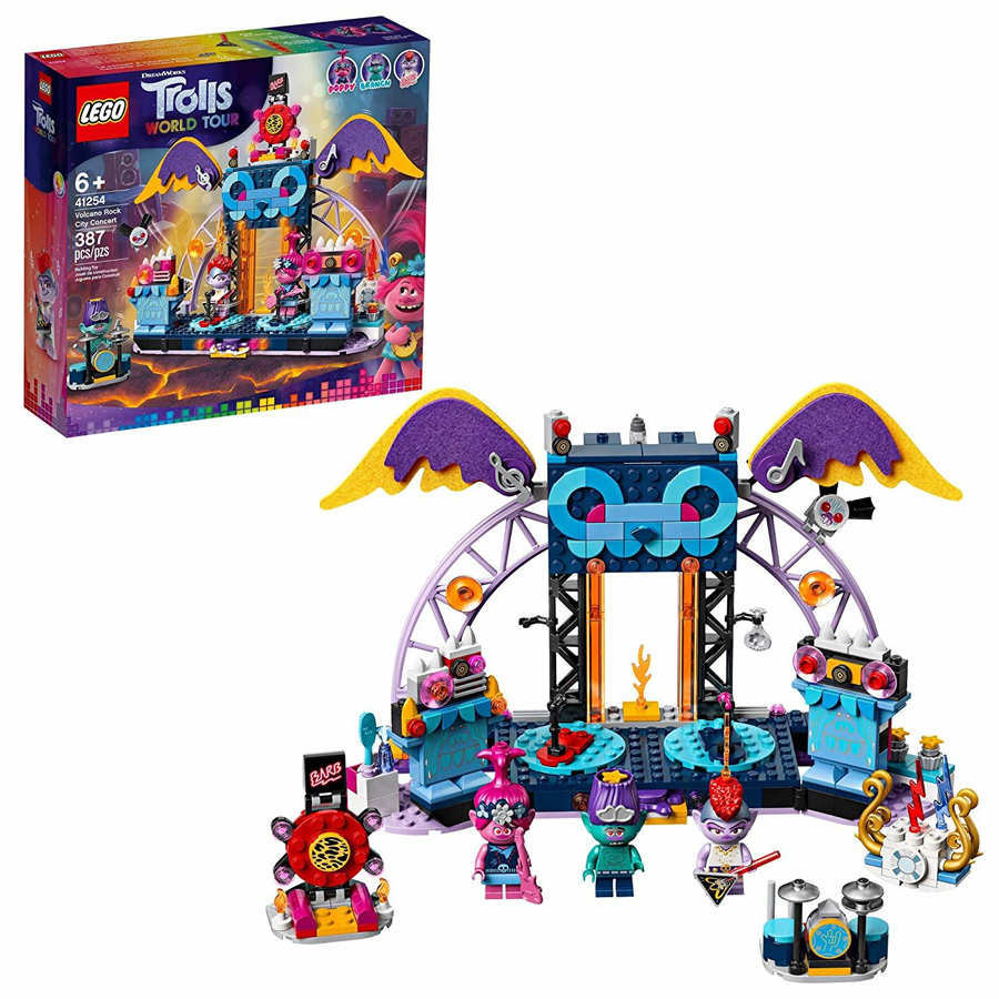 Lego Trolls World Concierto en Volcano Rock City  41254
