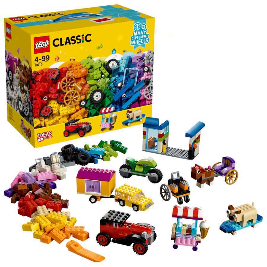 Lego Classic Ladrillos sobre ruedas 10715