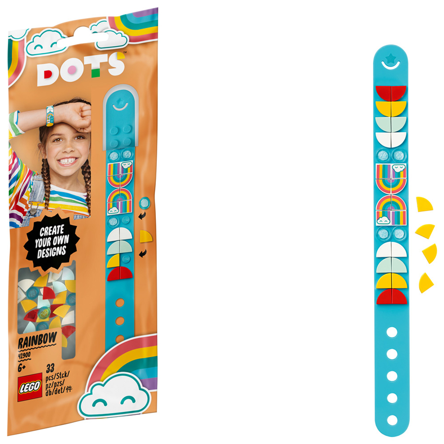 Lego DOTS Pulsera Arco Iris 41900