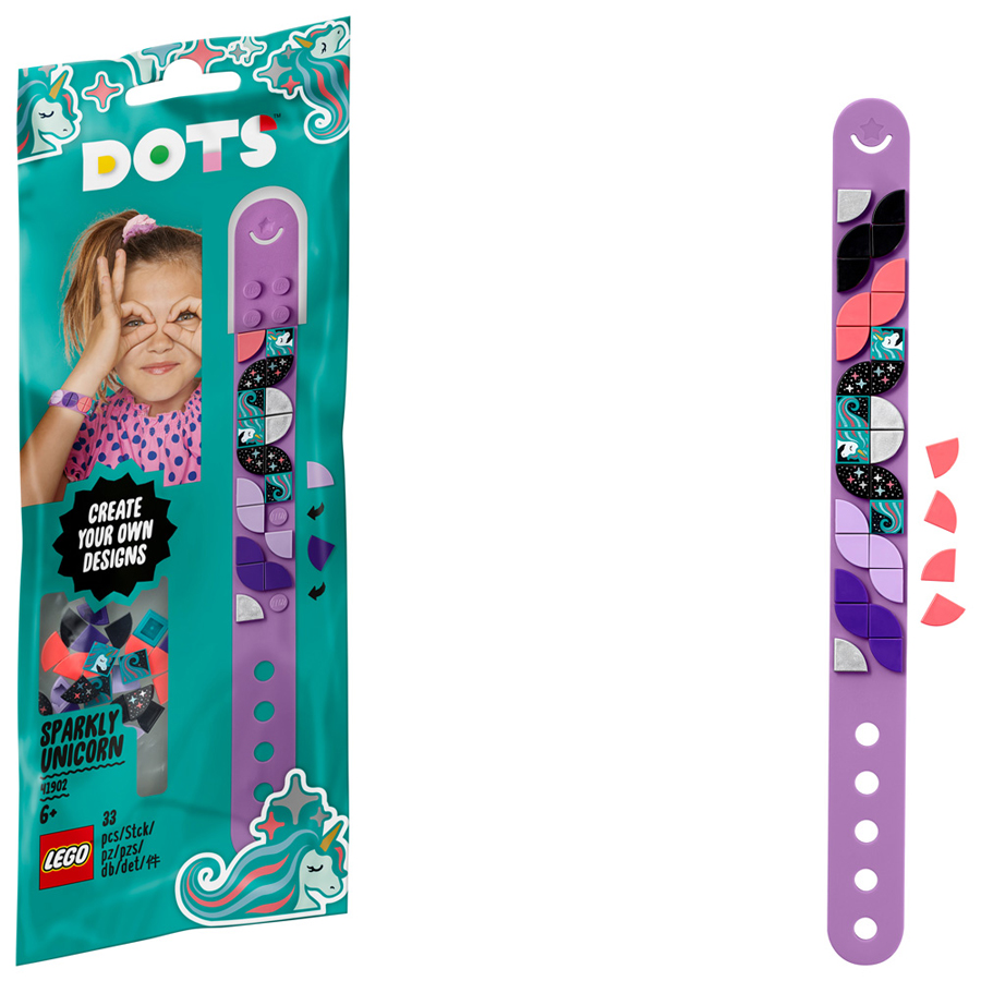 Lego DOTS Pulsera Unicornio Estelar 41902