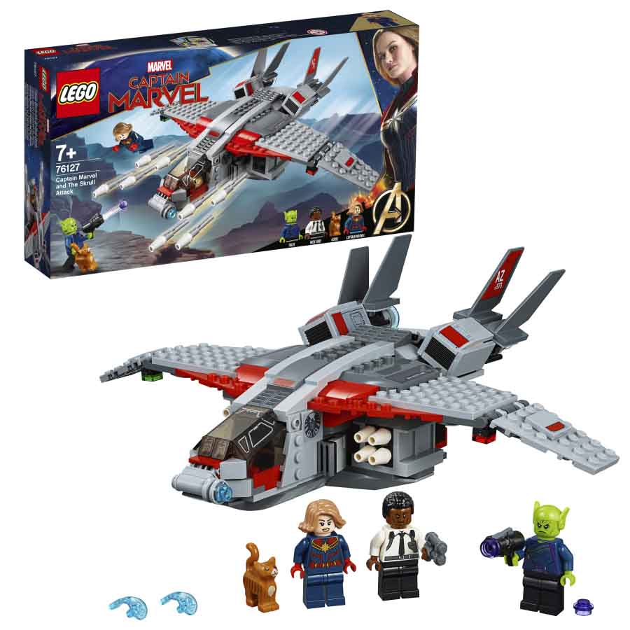 Lego Marvel Capitana Marvel Ataque de los Skrulls 76127