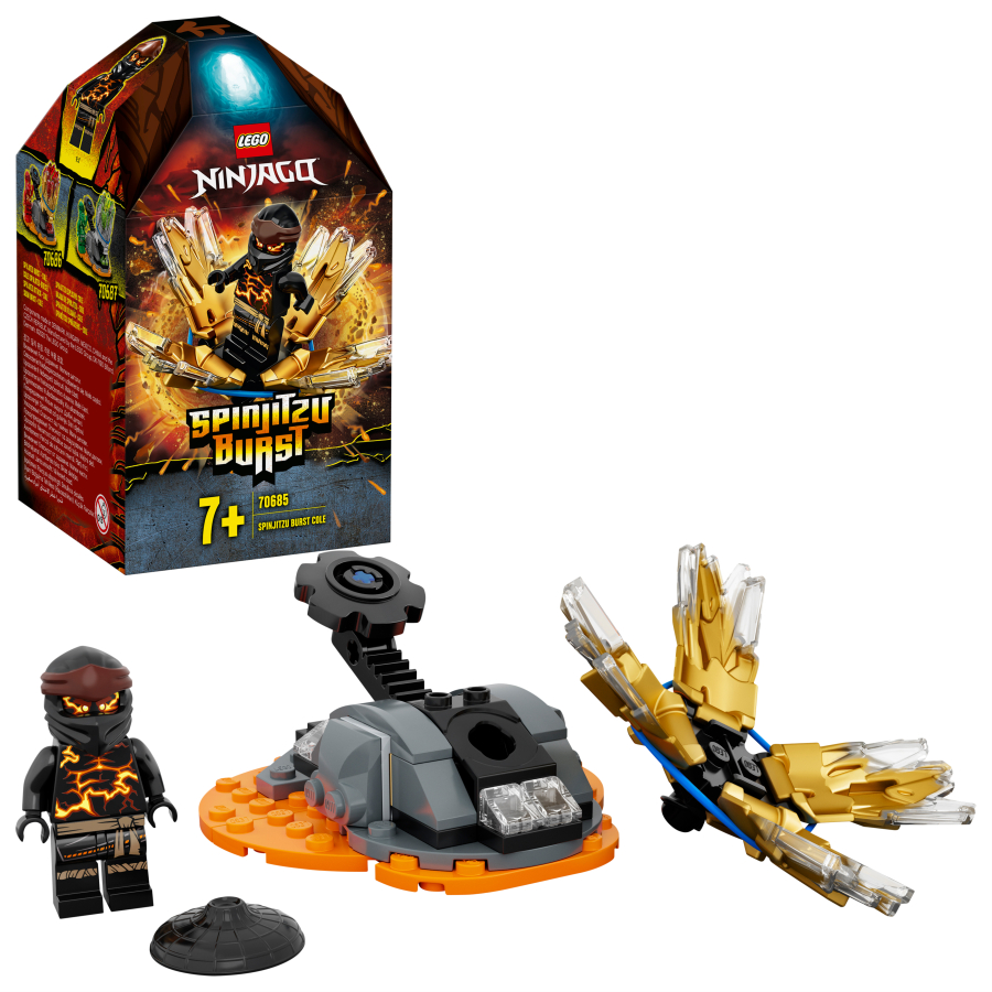Lego NINJAGO Spinjitzu Explosivo Cole 70685