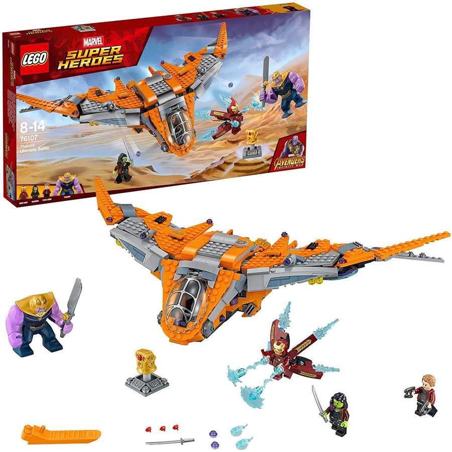 Lego Minifiguras Super Heroes Thanos batalla definitiva  76107