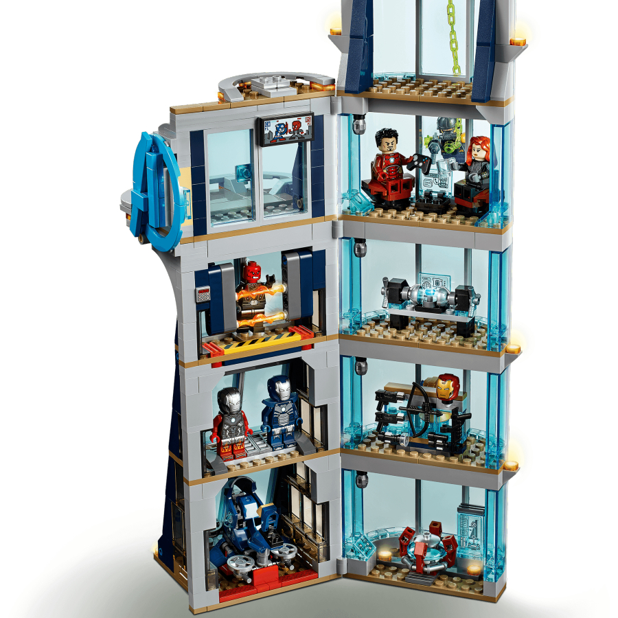 Lego Marvel Batalla en la Torre de los Vengadores 76166 NX3 Estudio de Arquitectura