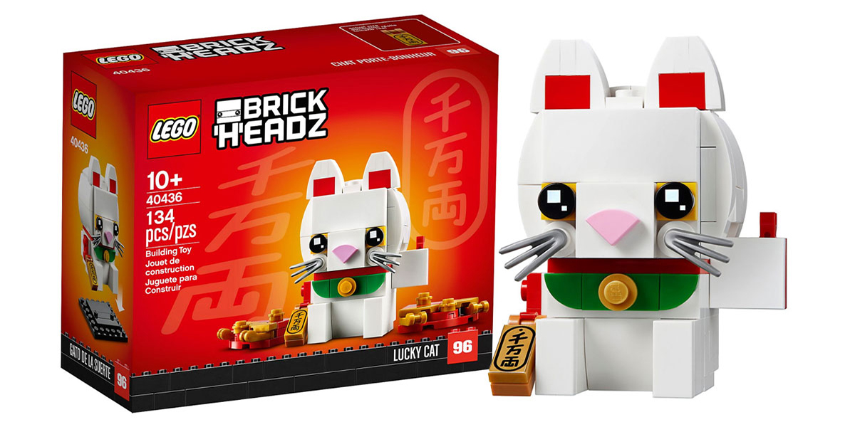 Lego BrickHeadz Gato de la Suerte 40436