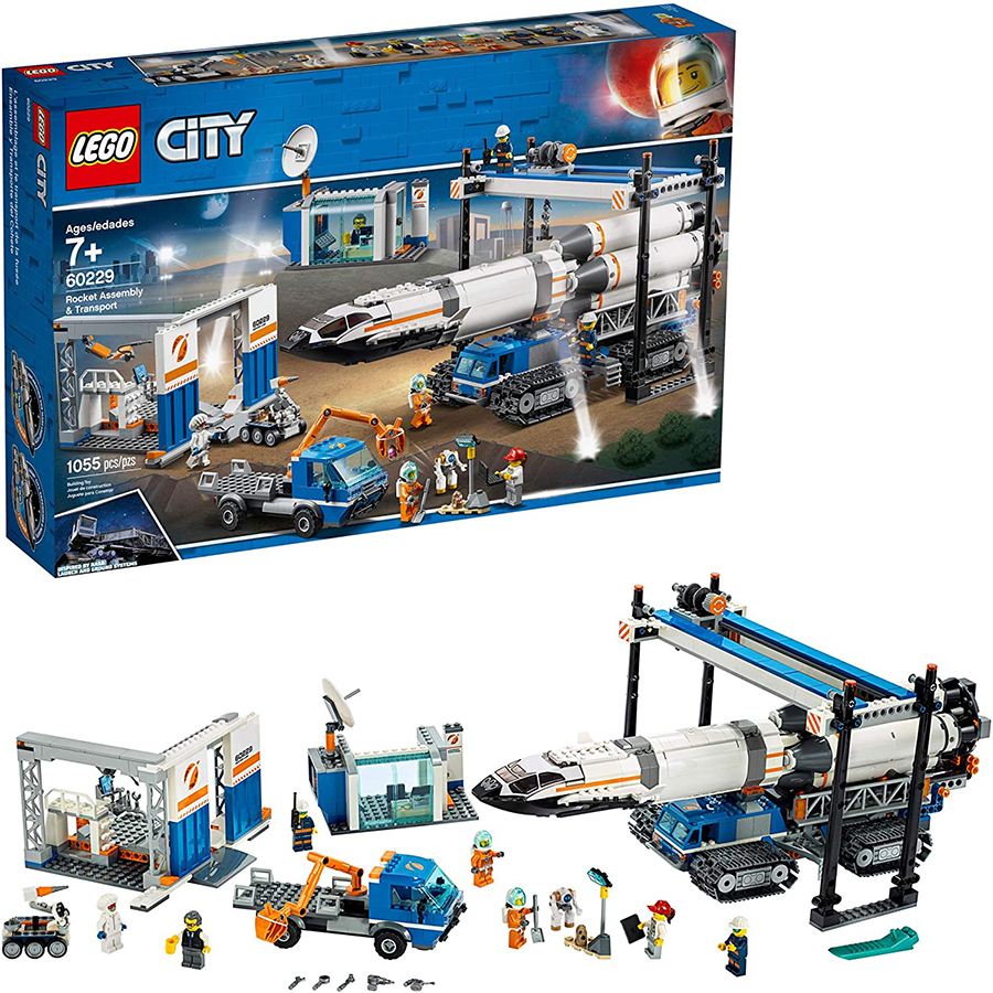 Lego City Ensamblaje y Transporte del Cohete 60229