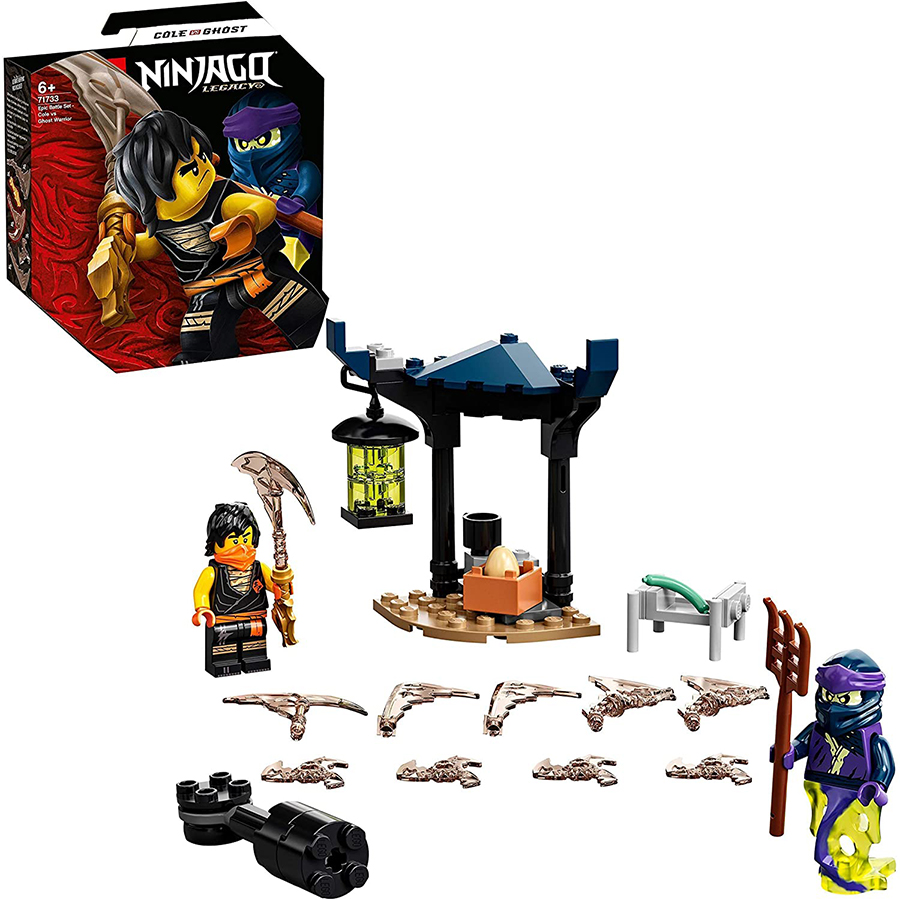 Lego NINJAGO Batalla Legendaria Cole vs Guerrero Fantasma 71733