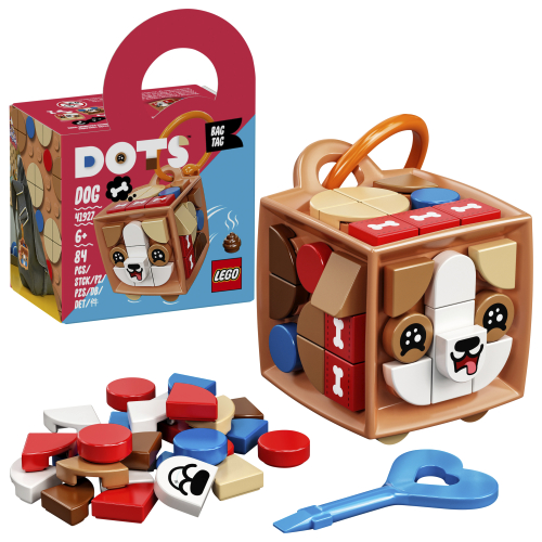 Lego DOTS Adorno para mochila Perro 41927