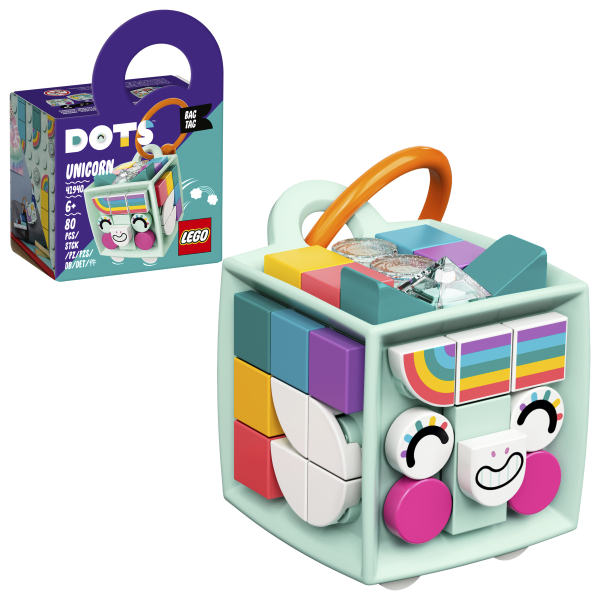 Lego DOTS Adorno para Mochila Unicornio  41940