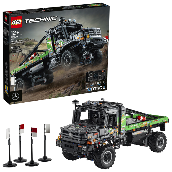 Lego Technic Camión de Trial 4x4 MercedesBenz Zetros Controlado por App 42129