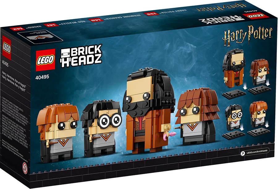 Lego BrickHeadz Harry Hermione Ron y Hagrid 40495