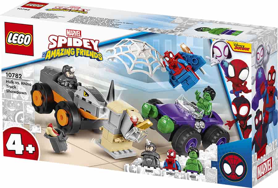 Lego Marvel Camiones de Combate de Hulk y Rino 10782