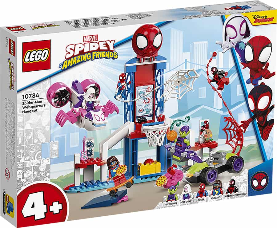 Lego Marvel Cuartel General Arácnido de Spider Man 10784