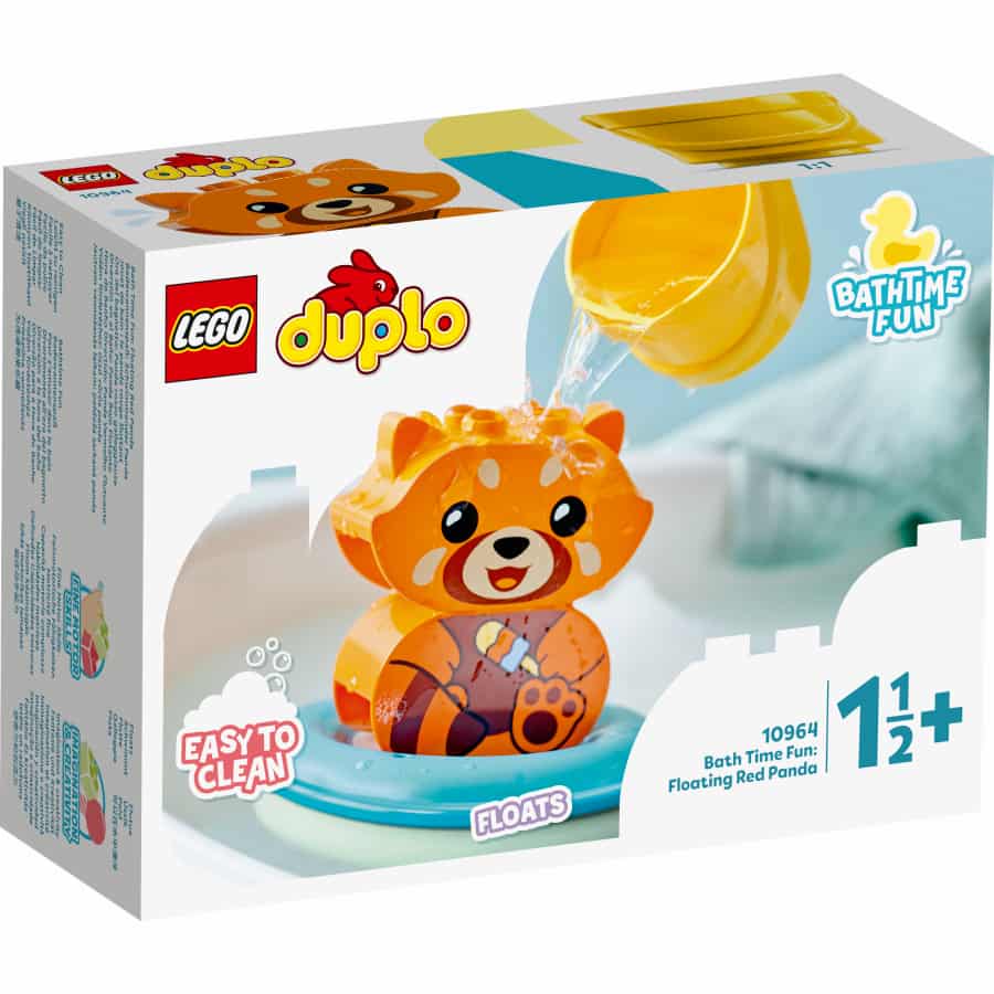 Lego DUPLO Diversión en el Baño Panda Rojo Flotante 10964
