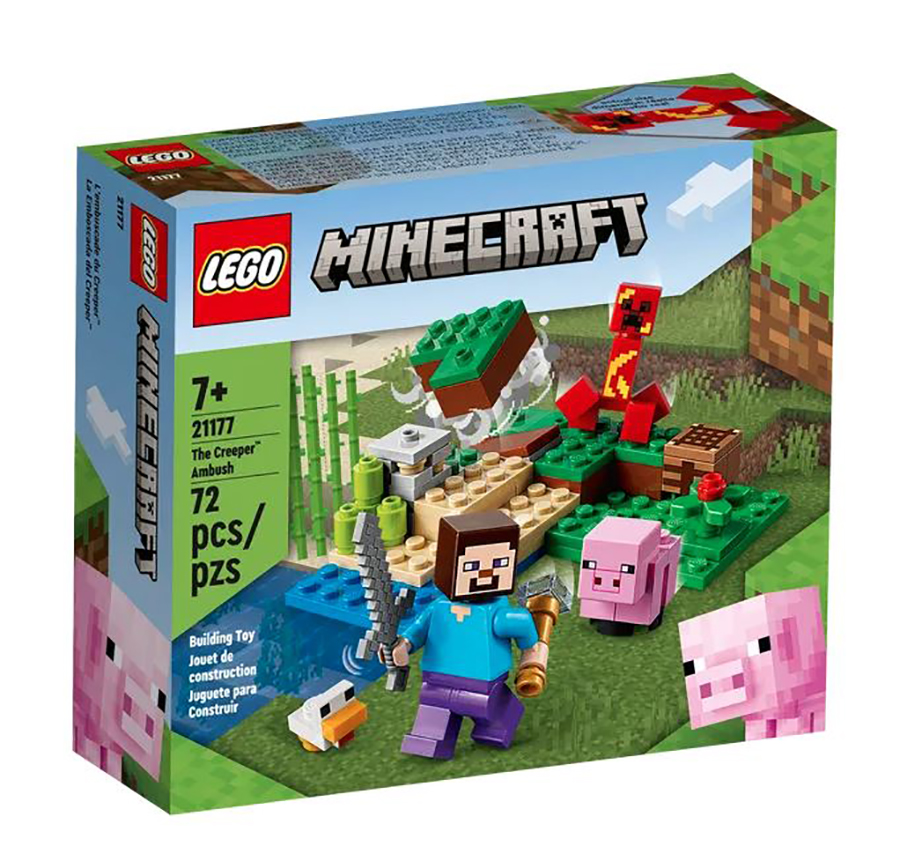 Lego Minecraft La Emboscada del Creeper 21177
