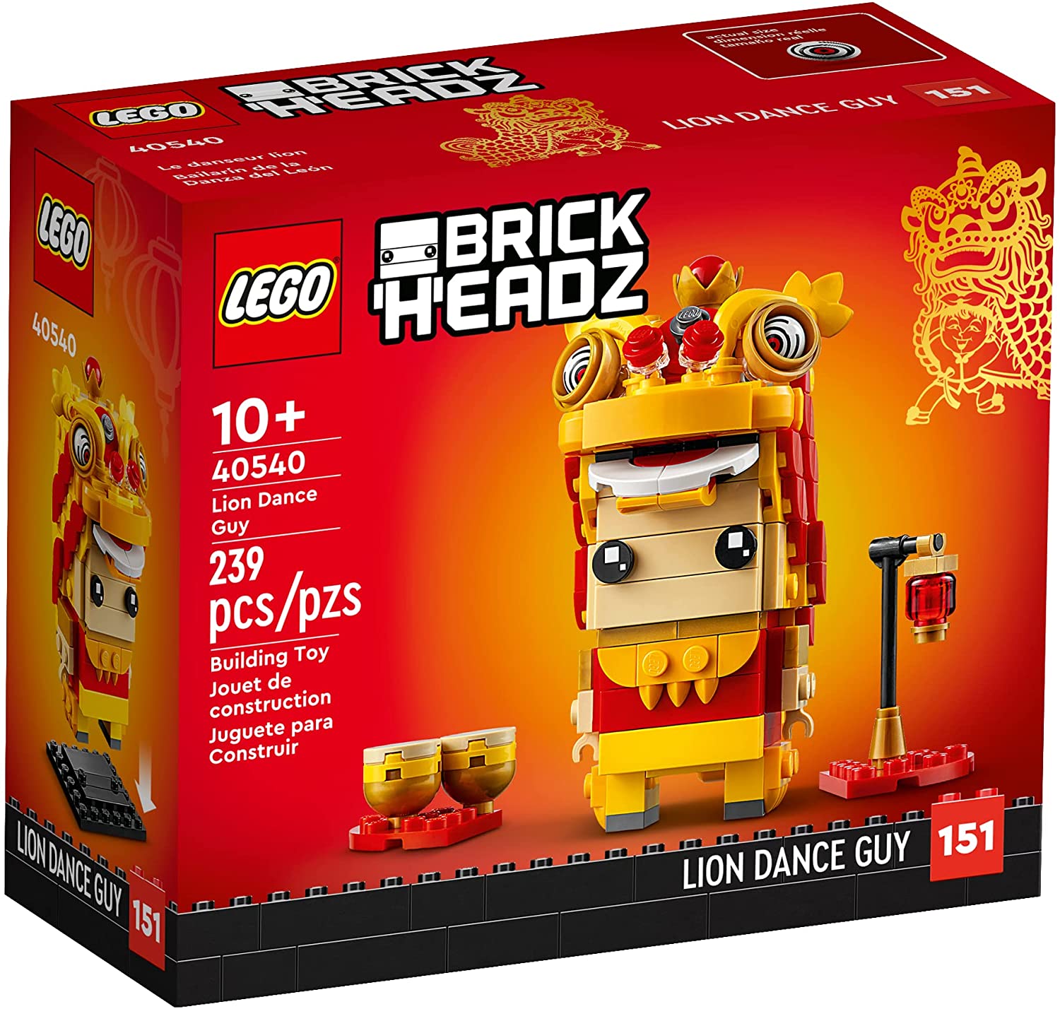 Lego BrickHeadz Bailarín de la Danza del León  40540