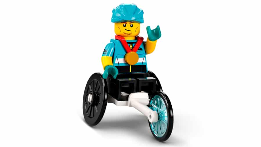 LEGO Minifiguras | 22ª Edición:  Corredor en silla de ruedas 71032-12