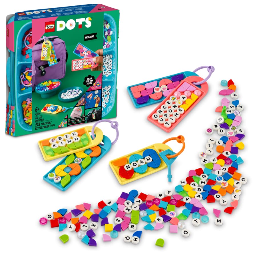 Lego DOTS Megapack de Adornos para Mochila Mensajes 41949
