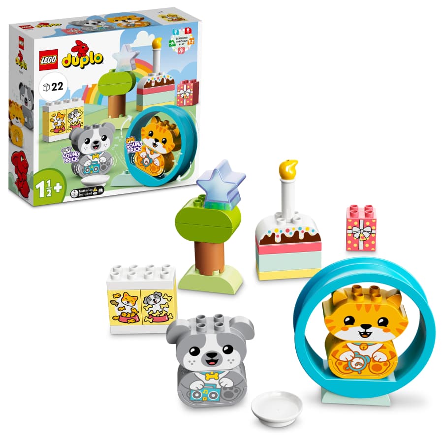 Lego DUPLO Mis primeros cahorritos y gatito con sonido 10977