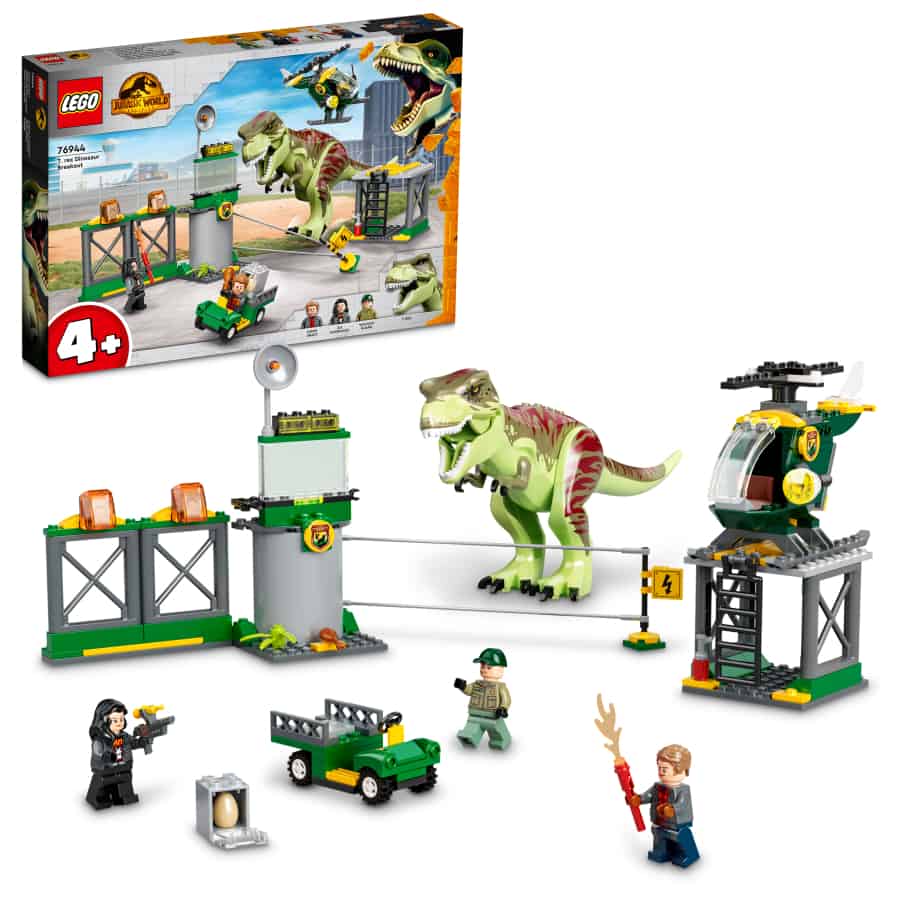 Lego Jurassic World Fuga del Dinosaurio T. rex 76944 - NX3 Estudio de  Arquitectura