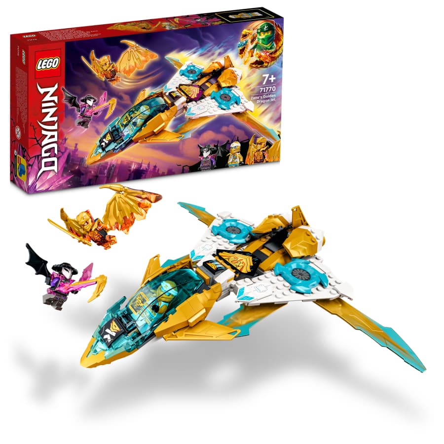 Lego NINJAGO El reactor del dragón dorado de Zane 71770