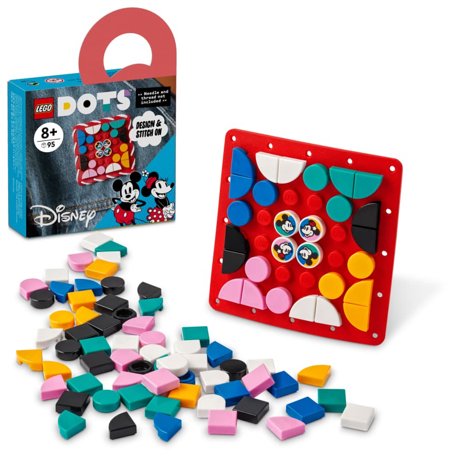 Lego DOTS Mickey Minnie Mouse Stitchon Patch 41963