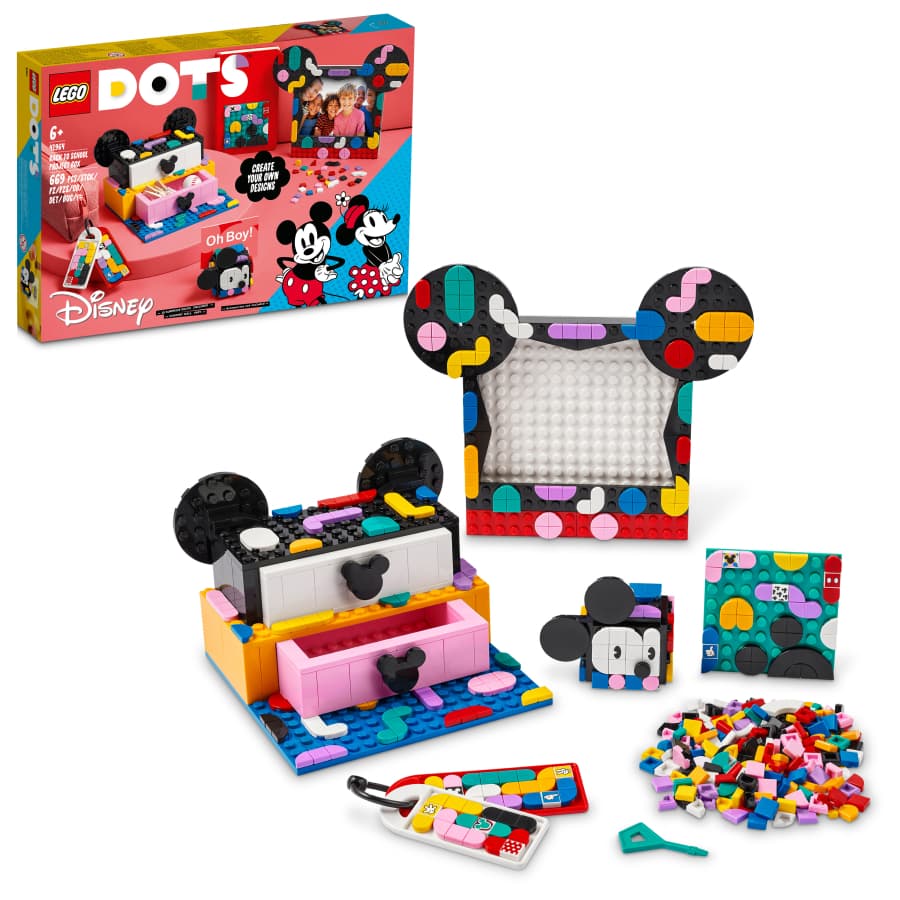 Lego Mickey Mouse y Minnie Caja de proyectos de regreso a la escuela 41964