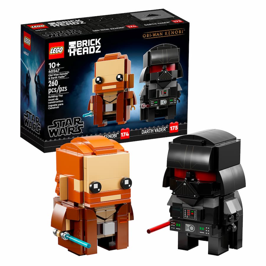 Lego BrickHeadz ObiWan Kenobi y Darth Vader 40547 – NX3 Estudio de