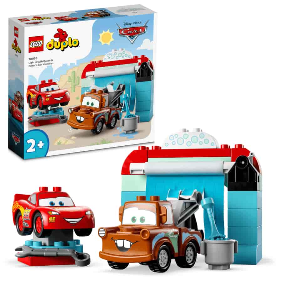 Lego DUPLO Diversión en el Autolavado con Rayo McQueen y Mate 10996