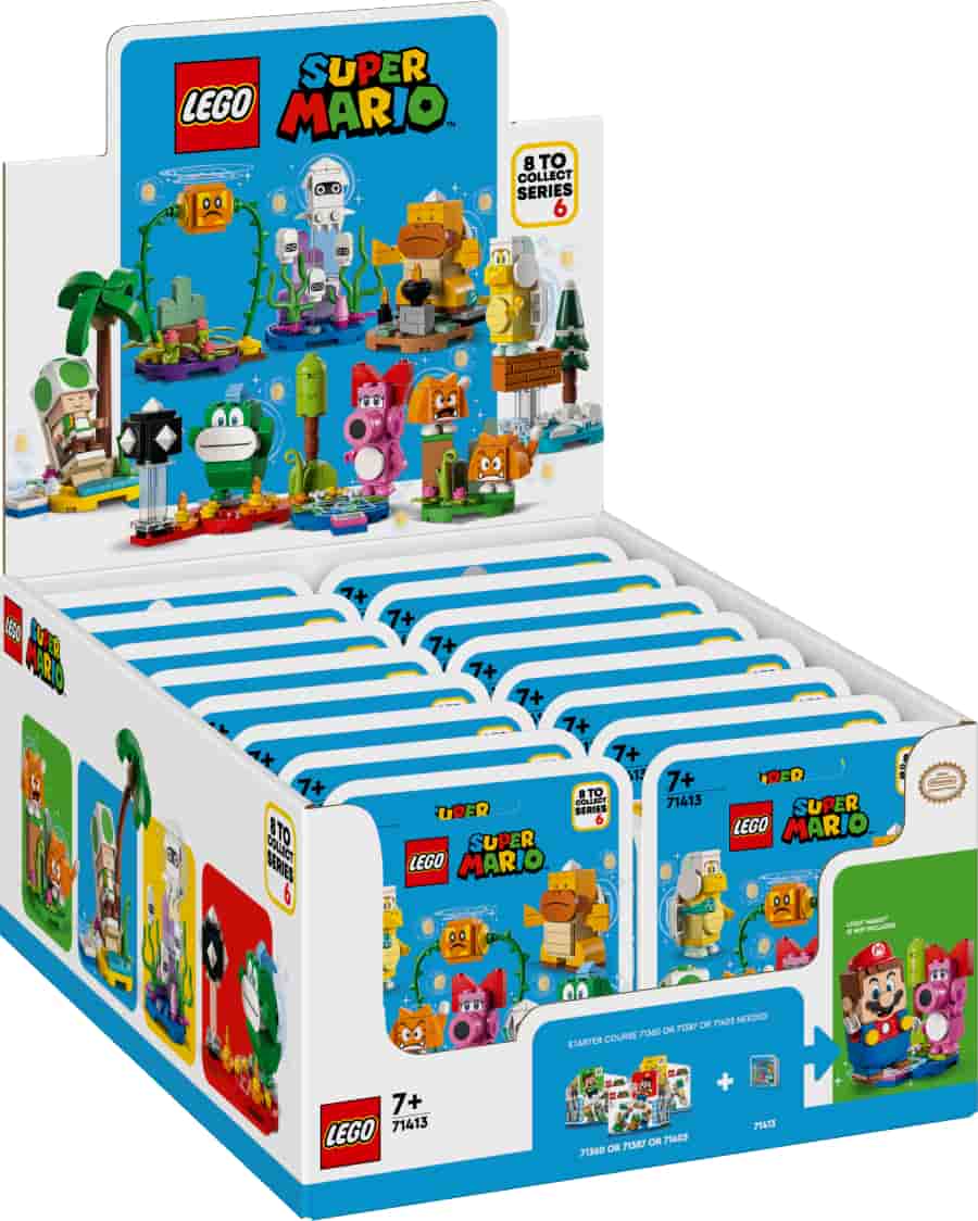 Lego Minifiguras Super Mario Pack de Personajes Edición 6 Caja 16Ud 71413 Cajas Completas CC