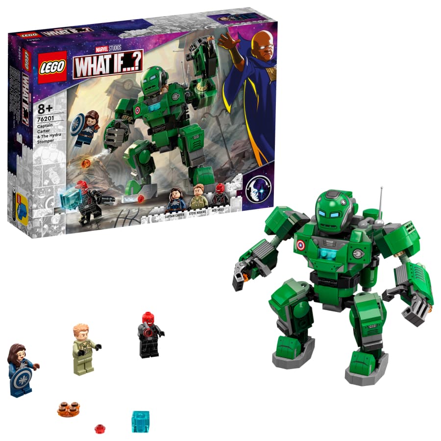 Lego Marvel Capitana Carter y el Meca Gigante de Hydra 76201 NX3 Estudio de Arquitectura