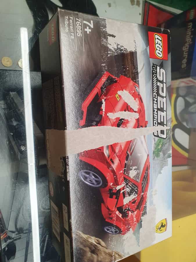 Lego Speed Champions Ferrari F8 Tributo 76895 Caja Dañada CD