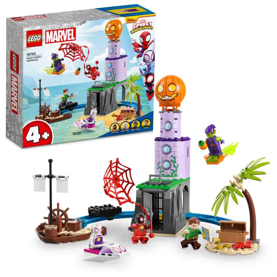 Lego Marvel Equipo Spidey en el Faro del Duende Verde 10790