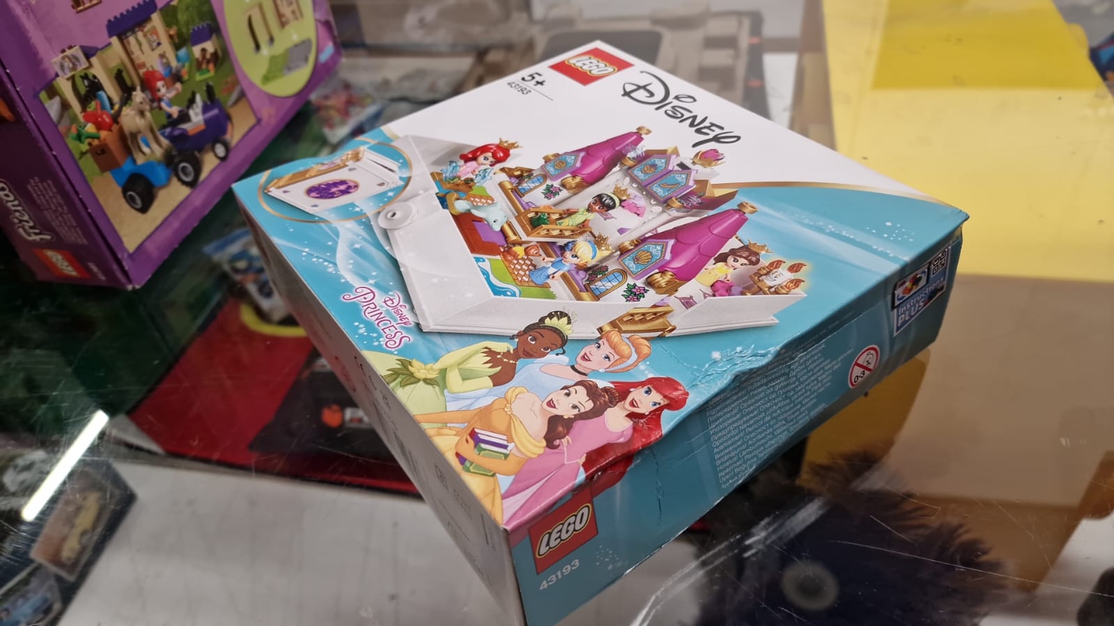 Lego Disney Cuentos e Historias Ariel Bella Cenicienta y Tiana 43193 Caja Dañada CD